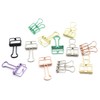 Anller 50 Pack Multi-Purpose Metal Wire Binder Clip Set, Paper
