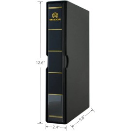 MUDOR Empty Stamp Albums Stockbook for Professional Collectors, Classic Binder w