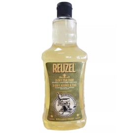 Reuzel 3-in-1 Tea Tree Shampoo, Conditioner & Body Wash 33.8 oz/Liter