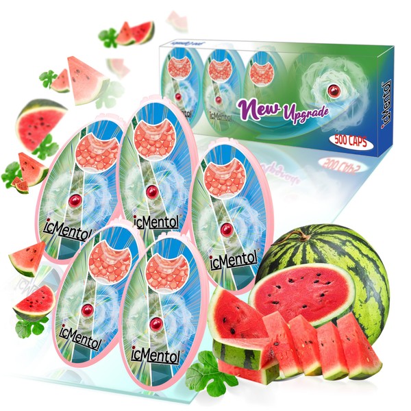 icMentol - 10 Flavours, 3 Pack Sizes Available, 500 Capsules