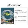 SF 6 Packs Pre-tied Loop Fly Fishing Tapered Leader Nylon