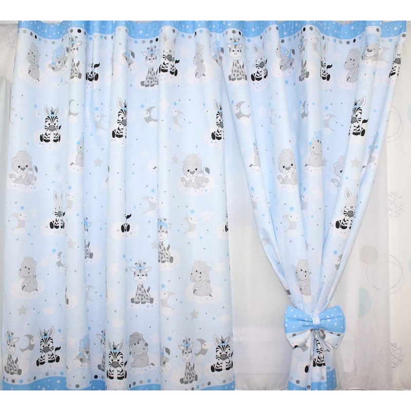 Primawela D19 Baby Nursery Curtains Baby Curtains Safari Owl Bear