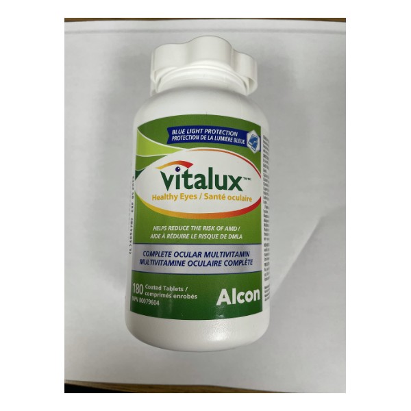 Vitalux Healthy Eyes Ocular Multivitamin/No beta-carotene, complete multivitamin for eyes,