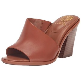 Vince Camuto Women's Fissana Block Heel Sandal Heeled, Warm Caramel, 9