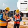 XUEJITECH Large Contractor Invoice Book, 8 x 11 Inches 3-Part