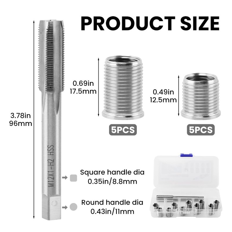 Spark‑Plug Thread Repair Kit, M10x1.0