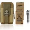 Maahongh 6 Pcs Brown Waterproof Notebook with Pen and Cover,