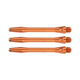 M METERXITY 3 Pack Darts Shafts - Aluminum Darts Stems Medium 2BA Thread, Apply to Darts Games/Darts Sports/Entertainmence/Party (45mm, Orange)