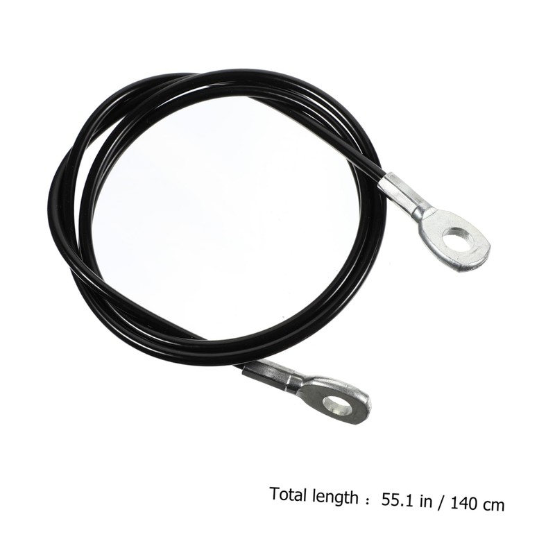 1.4 Meters DIY Fitness Cable 5Mm Heavy Duty Black Steel