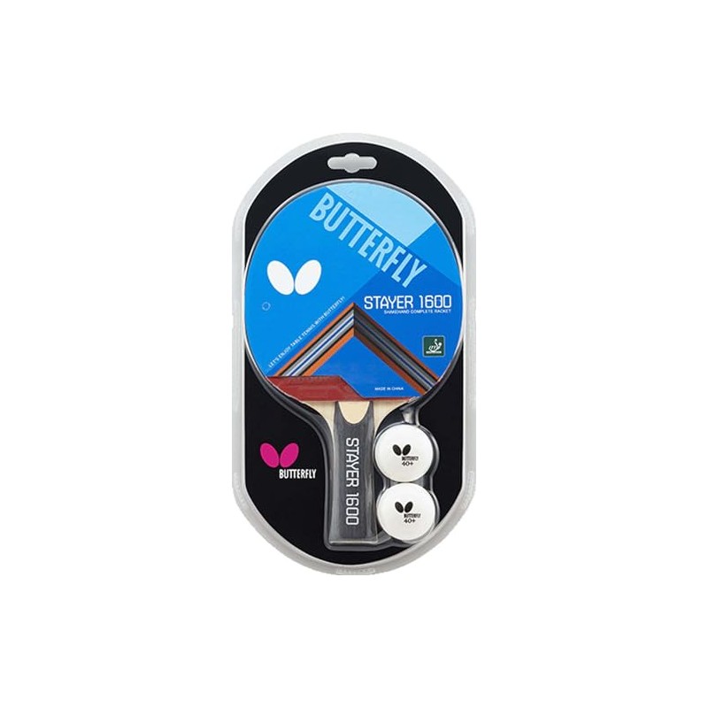 Butterfly 1600 17080 Table Tennis Rubber Covered Racket Leisure