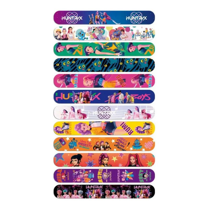12pcs Juego De Pulseras Antiestrés Pop-it,k-pop Witch Hunter
