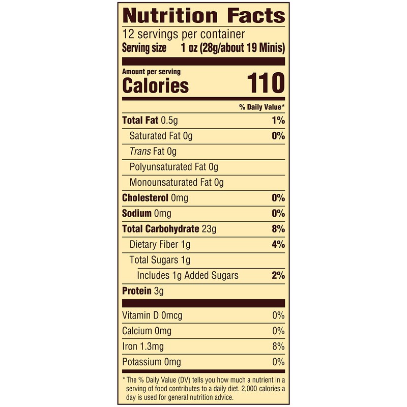 Snyder's of Hanover Mini Pretzels, Unsalted Pretzels, 12 Oz (Pack