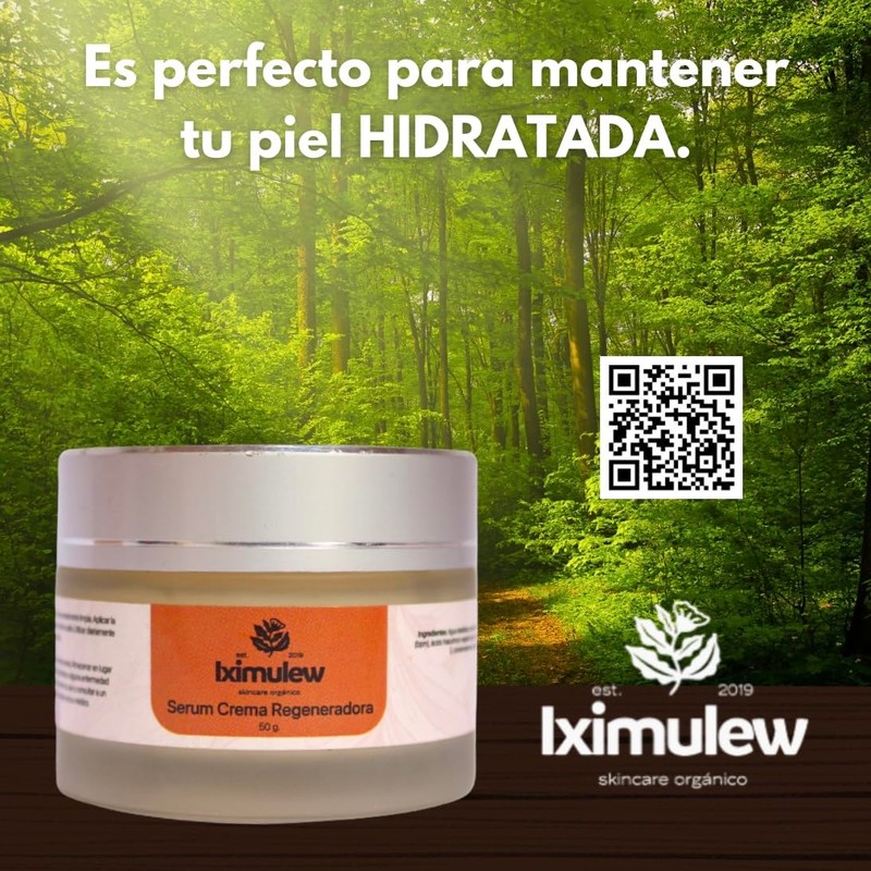Serum Crema Regeneradora Iximulew Anti-edad con Ácido Tryalurónico para una