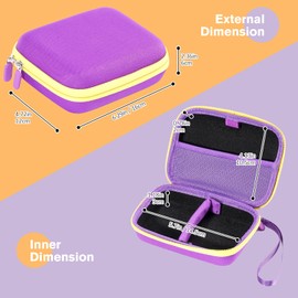 ProCase Carry Bag for PTCG Trading Cards, Playing Cards Storage for 300+ TCG Trading Cards, MTG Cards Bag, Playing Card Case, Storage Box for Children's Games, Game Collection, Purple