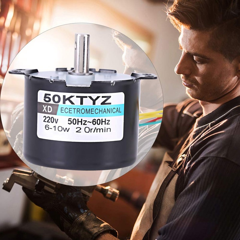 Pyramid Motor 230V, 50KTYZ AC 220V 10W 0.5A, Quiet Permanent