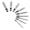 XPOtool Punch Set 3-12 mm 9-Piece Hole Cutter Made of