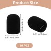 10 Pack Microphone Covers Foam, Lapel Headset Microphone Windscreen Sponge