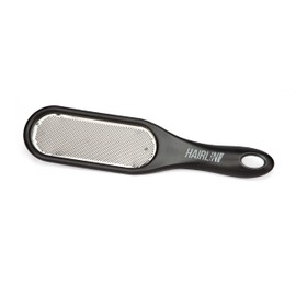 Hair Line Professional Curved Foot Scraper with Handle,Filer, Dead Skin Callus Remover, Pedicure Foot Scrubber for Men n Women_Black