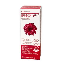 Foodology Coleology Cut Pro Red Bucket Diet 600mg 60 tablets / 푸드올로지 콜레올로지 컷 프로 빨간통 다이어트 600mg 60정