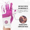 Copper Tech Ladies Golf Gloves 2 Pack - 100% AAA
