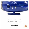 Maíz Bocina Bluetootooth Recargable Radio Fm Usb Turbina Luz Led