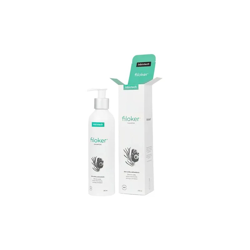 Inbiotech Filoker Shampoo 250ml Anticaída Protege Fortalece