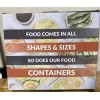RFAQK 60-Piece Large Food Storage Containers Set Leakproof BPA-Free Plastic