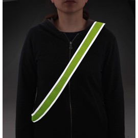 Secure Life Reflective Mesh Reflective Task Reversible Fluorescent Yellow Reflective on Both Sides Walking Running Night Safety Reflector Traffic Safety