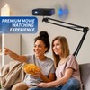 Foldable Projector Stand, 360° Adjustable Table Projector Stand with 1/4