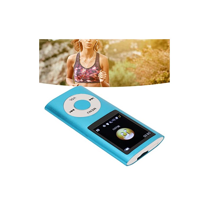 Mp3&Mp4,Mp4 Player Stylish Multifunctional Lossless Sound Slim 1.8 Inch LCD