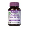 Bluebonnet Nutrition, Chelated Iron, 18 mg, 90 Vcaps by Bluebonnet