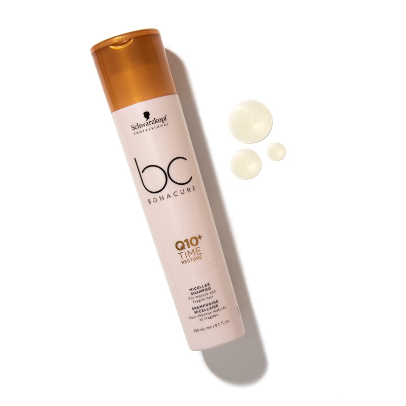 BC BONACURE Q10+ Time Restore Micellar Shampoo, 33.8-Ounce