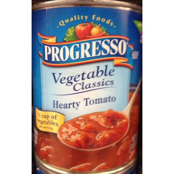 Progresso Vegetable Classics Hearty Tomato Soup 19oz Can (Pack of 3)