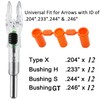 12 Pack X Lighted Nocks Universal Fit for Arrows with