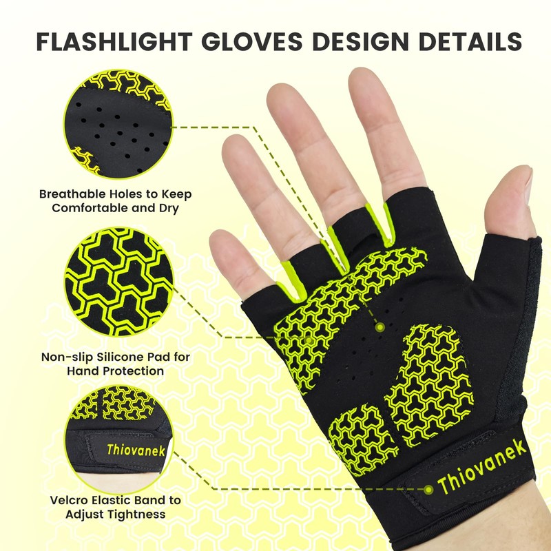Thiovanek Men's Cycling Gloves Gift (Large)