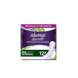 Always Discreet for Sensitive Bladder Normal 3, 12pcs