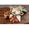 Creative Co-Op Brie Bakers with Lids & Wood Spreaders (Set