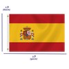 2×3 FT Spain Flag,Medium 60×90 CM Spanish Outdoor Banner,100D Decor,Doube