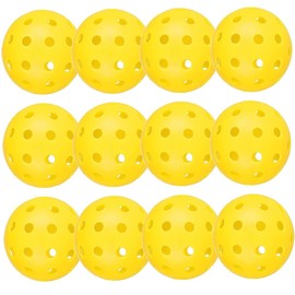 MARCHMARS Pickleball Balls Indoor Sports Outdoor Pickleballs 40 Pickleball Balls Pickleball Open Ball Packs, 12 Packs Pickleball Indoor Balls