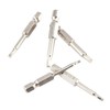 Triangle Head Screwdriver Bit Set 5pcs 50mm Length 1/4 Hex