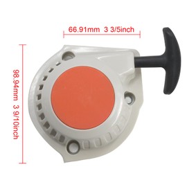 Zarxparts Recoil Starter Assembly 4149 190 4001 Compatible with Stihl Trimmer FS94 FS94C FS94R FS94RC HL91 HL91K HL94 HL94K KM94 KM94R Replace 4149-190-4001 Recoil Rewind Starter Assembly