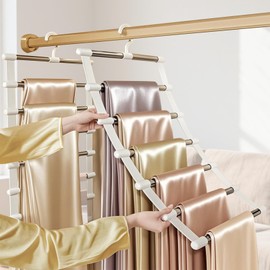 Hosenbügel, 2 Stück Hosen Kleiderbügel Platzsparend, Kleiderbügel Für Hosen, Faltbare Hosenbügel, Spart Platz Im Kleiderschrank, Zum Aufhängen Von Hosen, Schals, Gamaschen, Handtüchern Und Krawatten