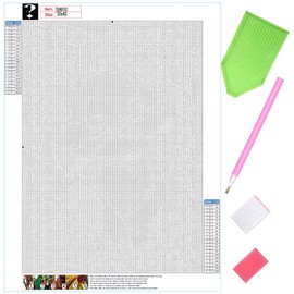 LOMSIOY LOMSIOY 5D DIY Mystery Diamond Art Painting Kits Animal Random Paint with Diamonds Art Mysterious Square Full Drill, Embroidery Cross Stitch Crystal Rhinestone Colorless Canvas for Home Decor