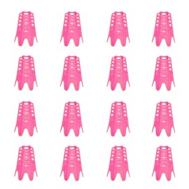 Ruyshu Golf Simulator Tees, Indoor Golf Tees for Simulator, Plastic Practice Golf Mat Tees for Winter Turf and Driving Range(Pink)