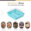 Leafiew 50 Pack Small Charcuterie Boxes with Clear Lids -