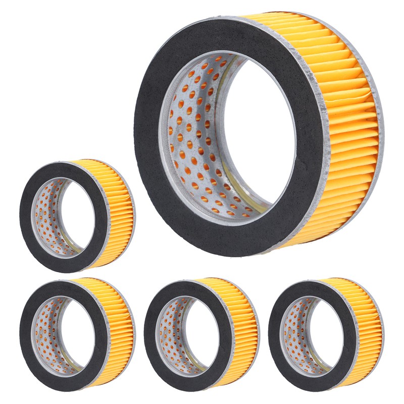 5Pcs Piston Air Compressor Filter Inner Element Inside Silencer Equipment