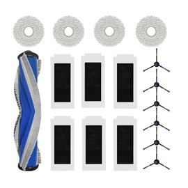 Accessories Kit for ECOVACS DEEBOT T30S: Replacement Parts Compatible with ECOVACS Deebot T30S Combo T30 Omni T30 PRO Omni for Yeedi M12 Pro Main Brush Filter Mop Pad Side Brush Spare Attachments