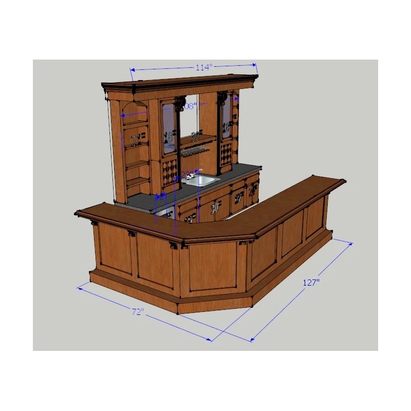 Bar Plans - Custom Design Service for the perfect home