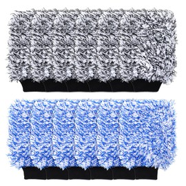 Limbeuuu 12 Pcs Microfiber Car Wash Mitts, Scratch Free Ultra Absorbent Car Sponge Glove Cleaner Wash Mitts for Cars Wheel Trucks Home Cleaning