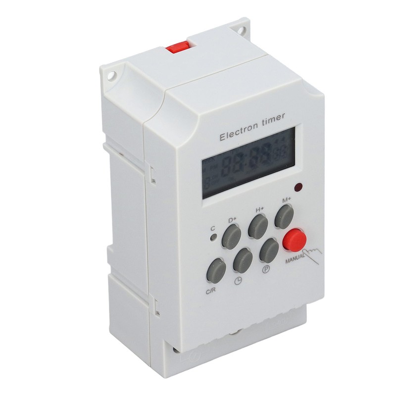 Electronic Timer Switch DIN Rail LCD Microcomputer Electron Intelligent Controller